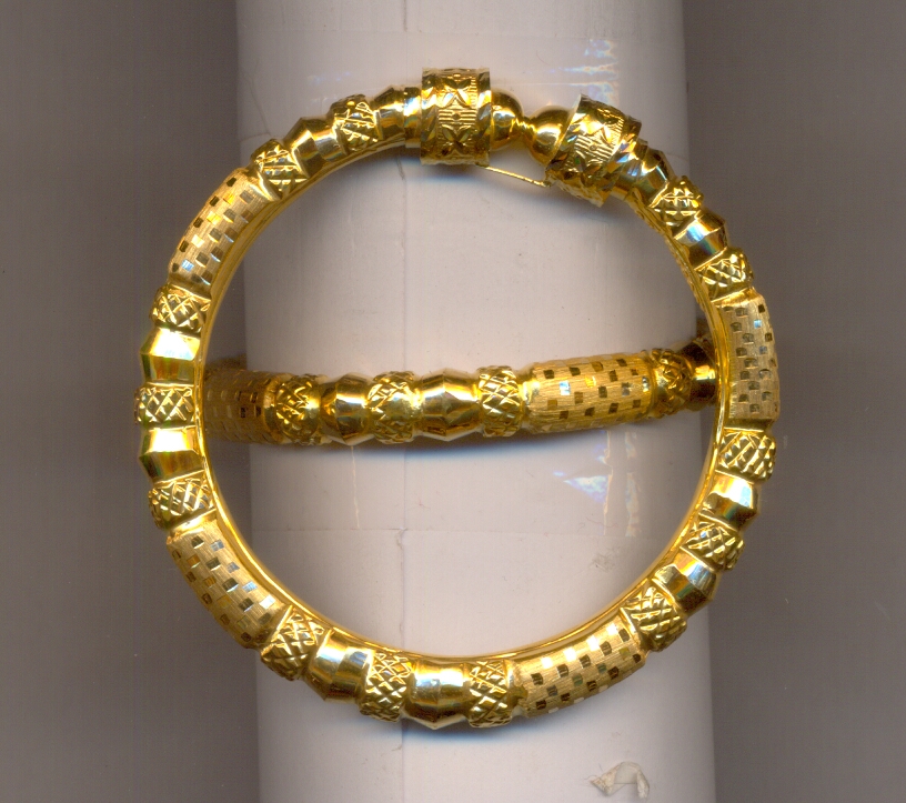 GOLD BANGLE PLAIN FANCY