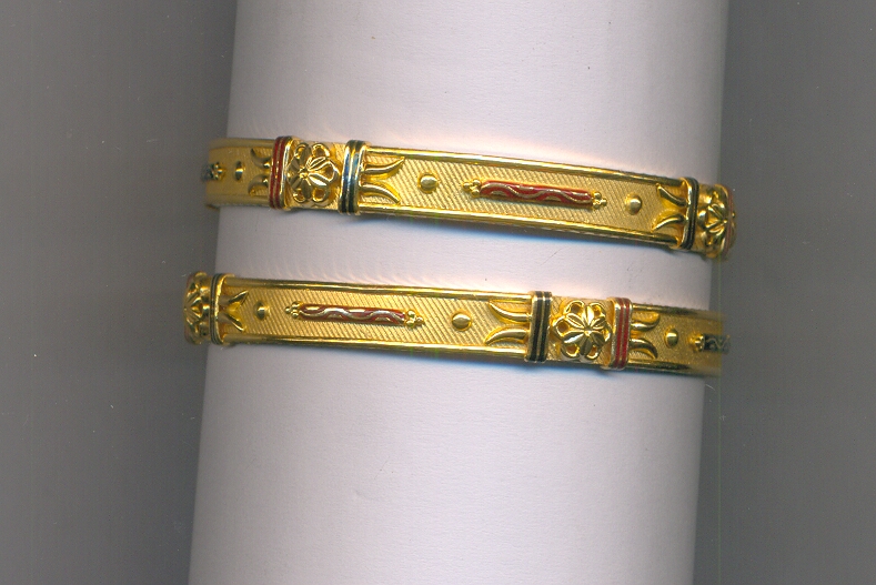 GOLD BANGLE PLAIN FANCY