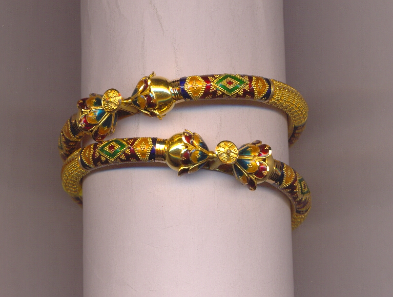 GOLD BANGLE PLAIN FANCY