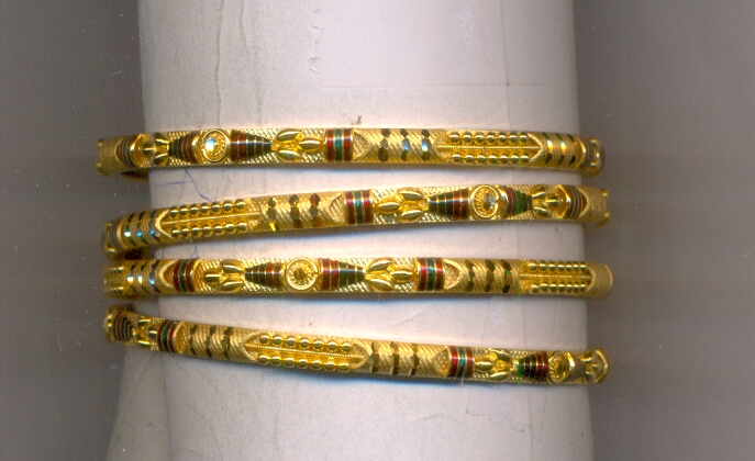 GOLD BANGLE PLAIN FANCY