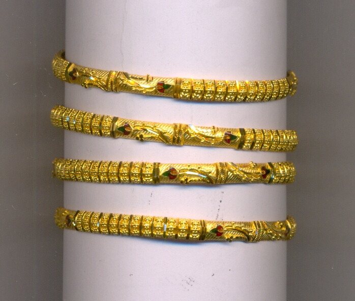 GOLD BANGLE PLAIN FANCY