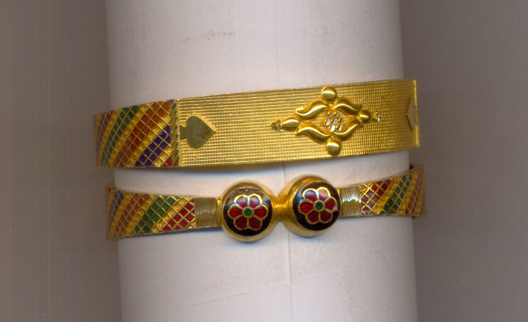 GOLD BANGLE PLAIN FANCY