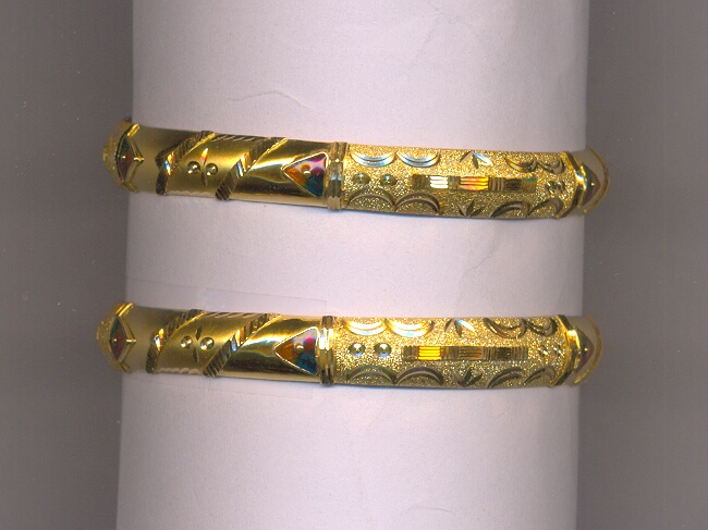 GOLD BANGLE PLAIN FANCY