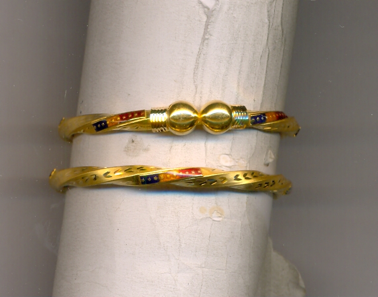 GOLD BANGLE PLAIN FANCY