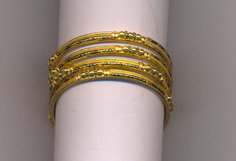 GOLD BANGLE PLAIN FANCY