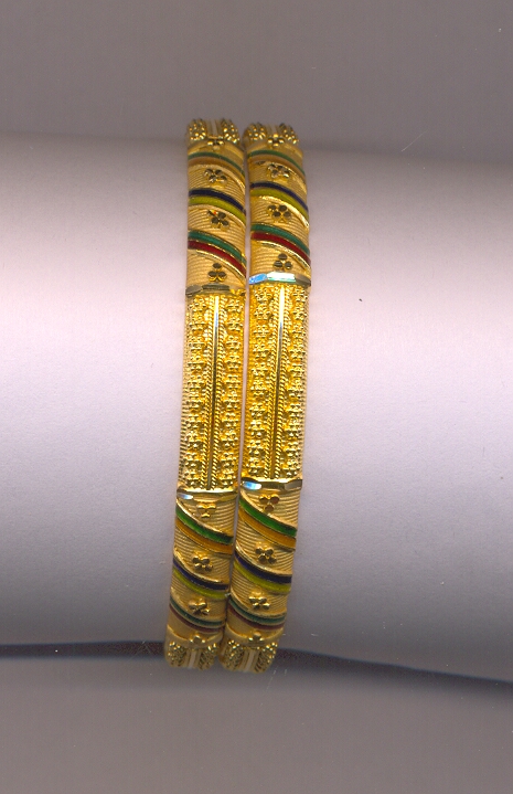 GOLD BANGLE PLAIN FANCY