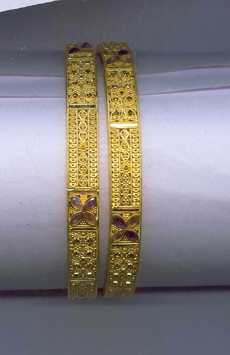GOLD BANGLE PLAIN FANCY
