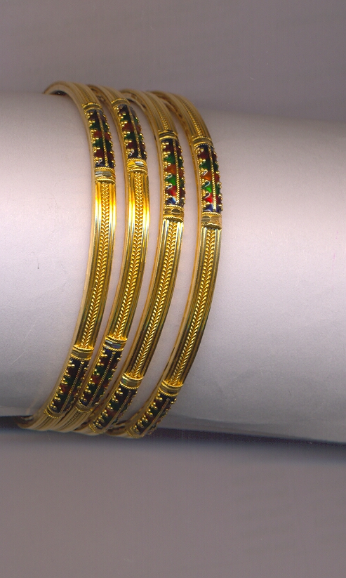 GOLD BANGLE PLAIN FANCY