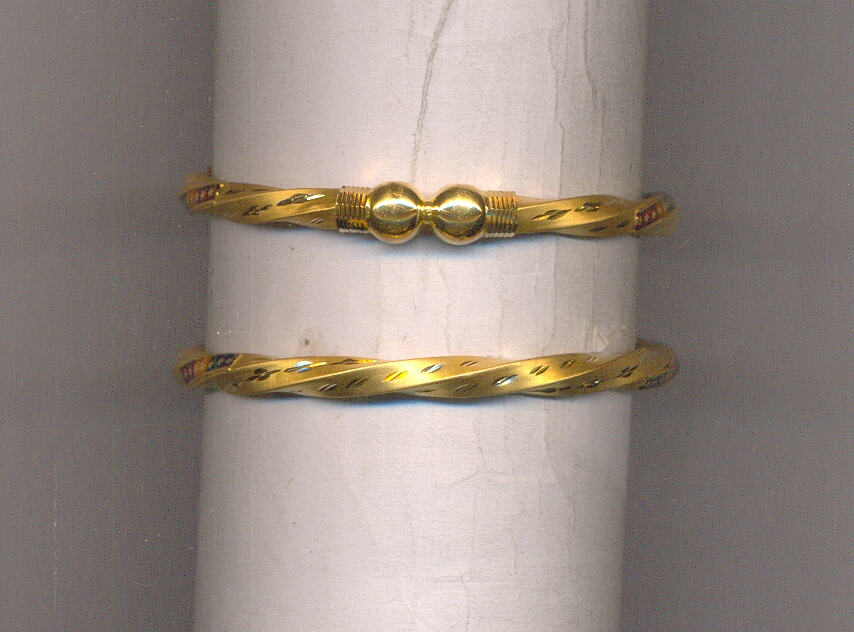 GOLD BANGLE PLAIN FANCY