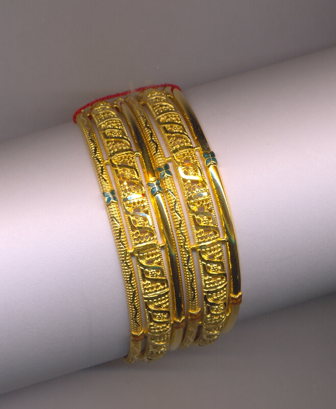 GOLD BANGLE PLAIN FANCY