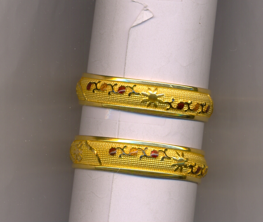 GOLD BANGLE PLAIN FANCY