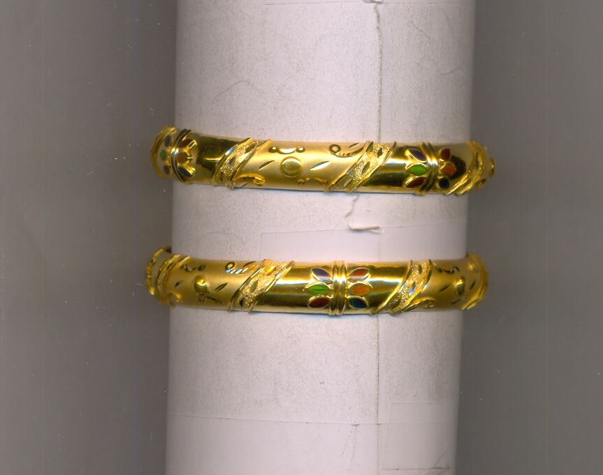 GOLD BANGLE PLAIN FANCY