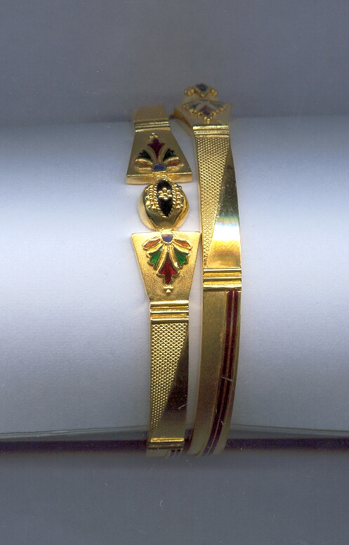 GOLD BANGLE PLAIN FANCY