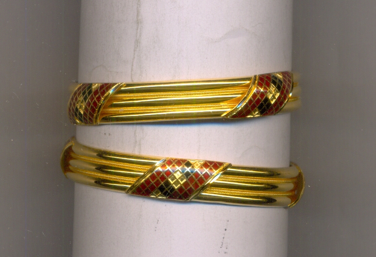 GOLD BANGLE PLAIN FANCY