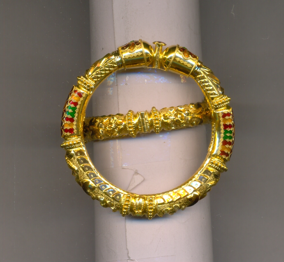 GOLD BANGLE PLAIN FANCY