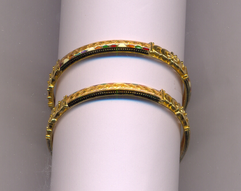 GOLD BANGLE PLAIN FANCY