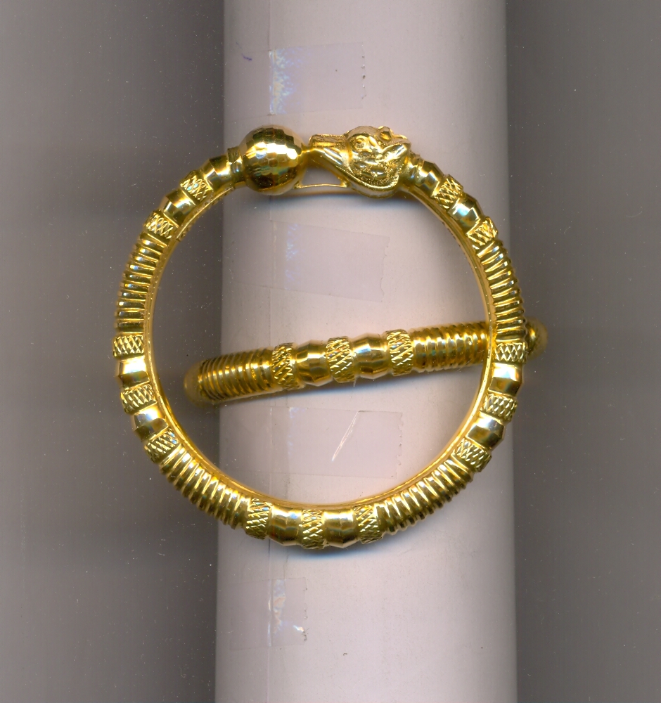 GOLD BANGLE PLAIN FANCY