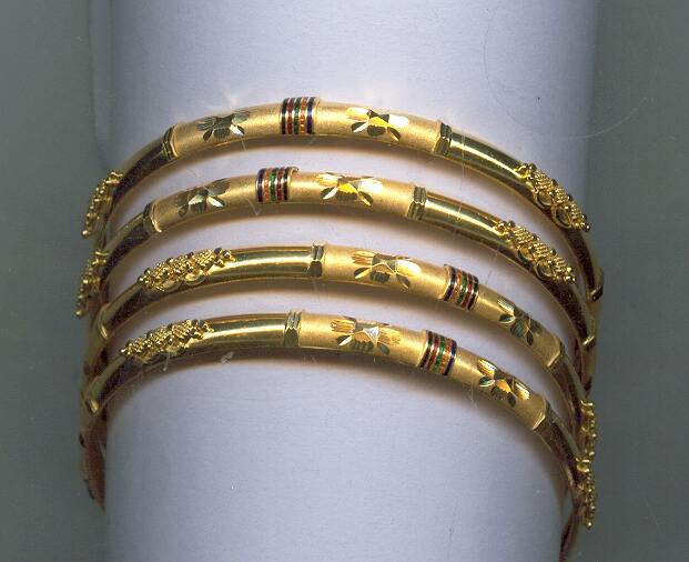 GOLD BANGLE PLAIN FANCY