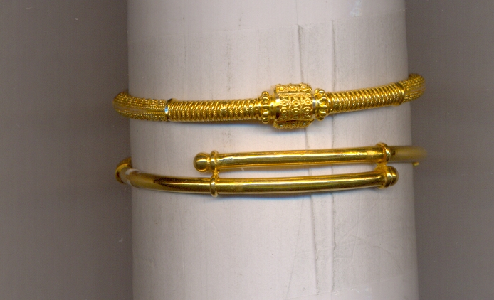 GOLD BANGLE PLAIN FANCY
