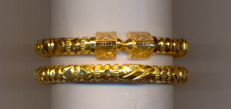 GOLD BANGLE PLAIN FANCY