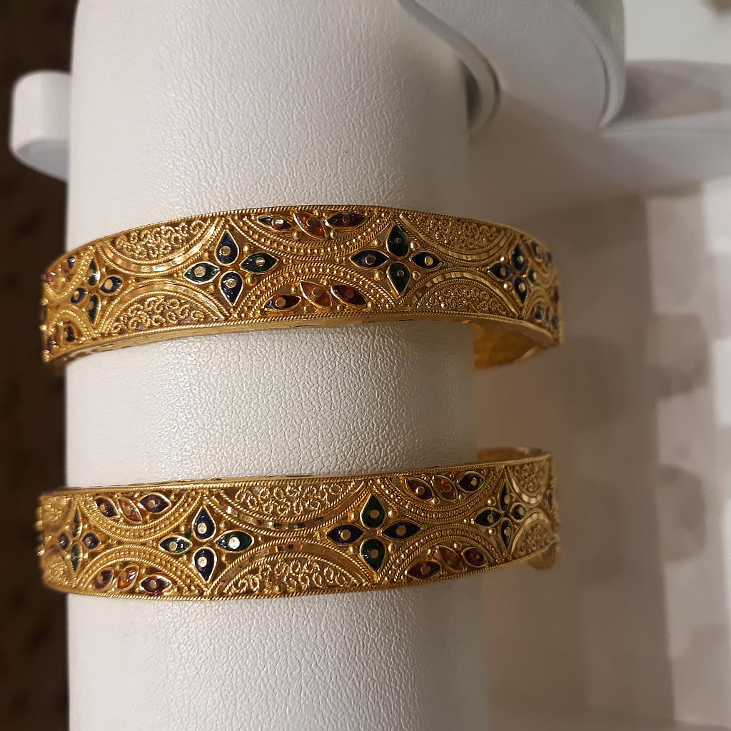GOLD BANGLE DESIGNER FANCY