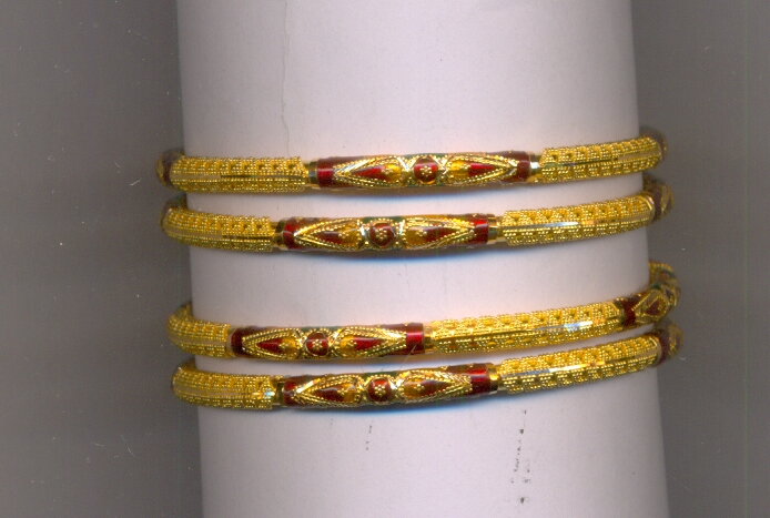 GOLD BANGLE PLAIN FANCY