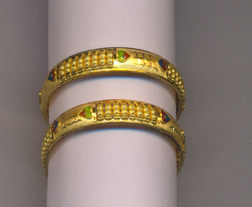 GOLD BANGLE PLAIN FANCY