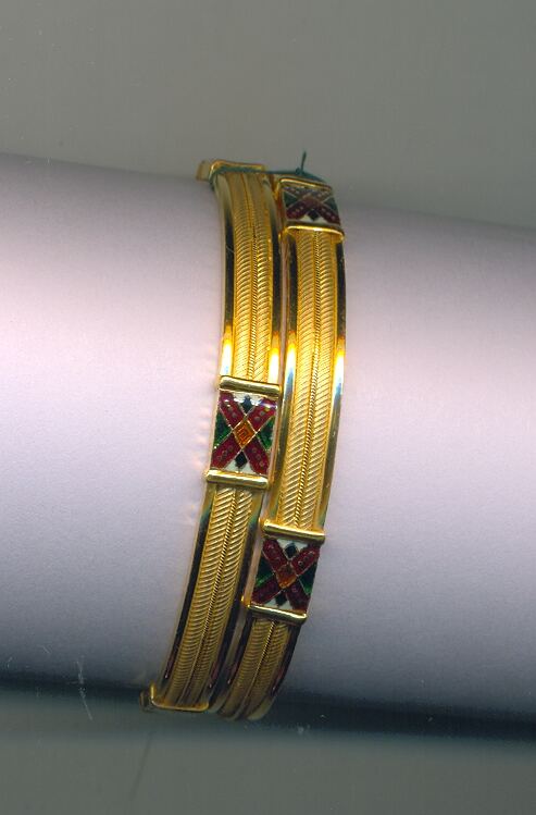 GOLD BANGLE PLAIN FANCY