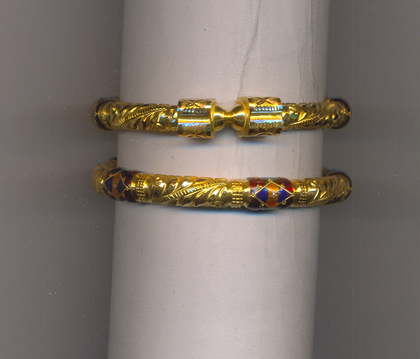 GOLD BANGLE PLAIN FANCY