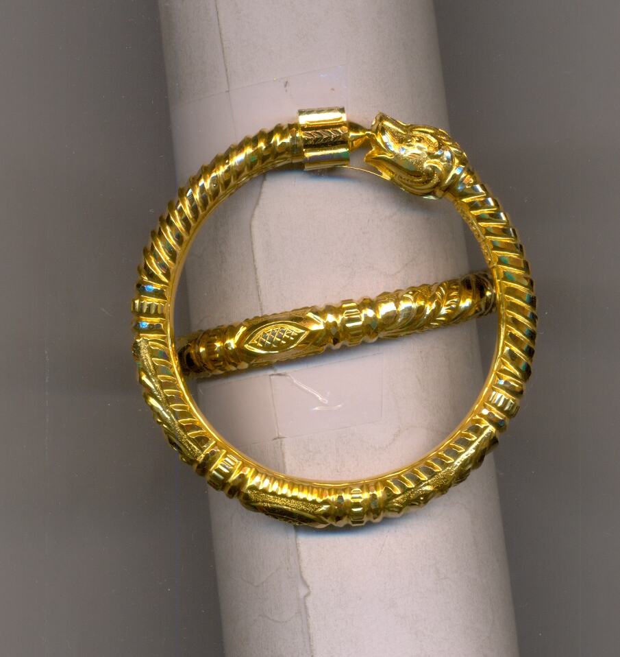 GOLD BANGLE PLAIN FANCY