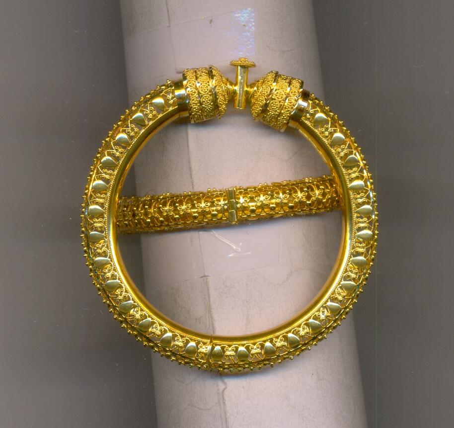 GOLD BANGLE PLAIN FANCY