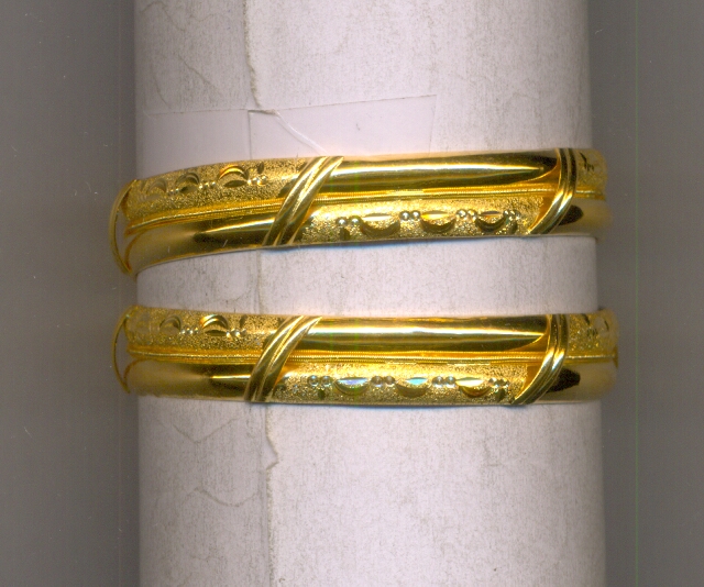 GOLD BANGLE PLAIN FANCY