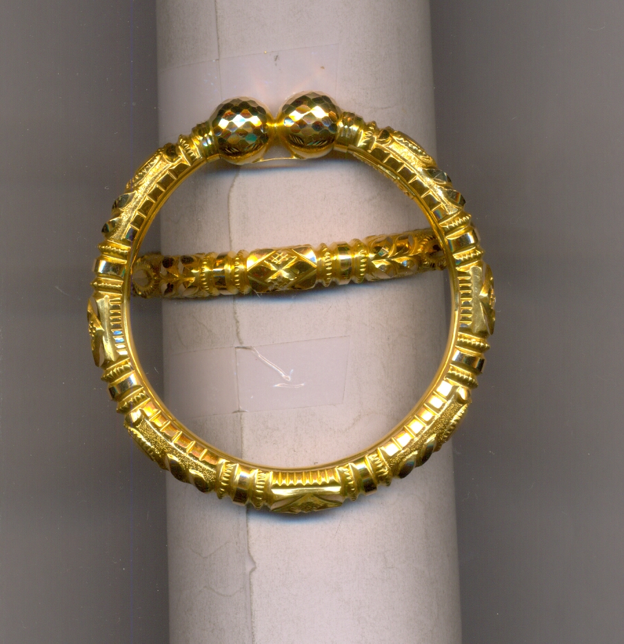 GOLD BANGLE PLAIN FANCY