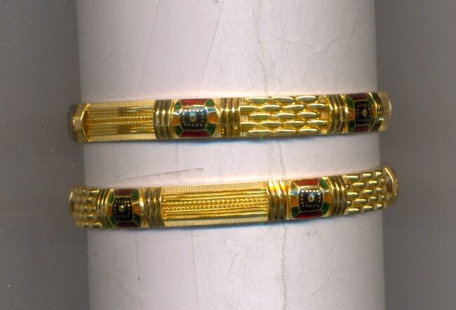 GOLD BANGLE PLAIN FANCY
