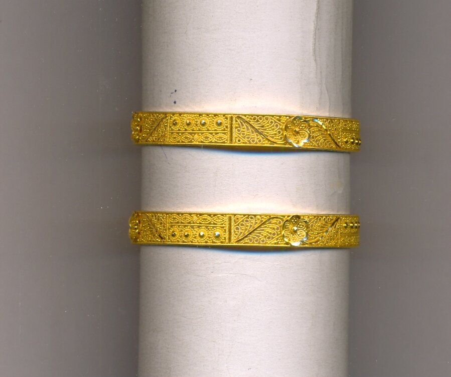 GOLD BANGLE PLAIN FANCY