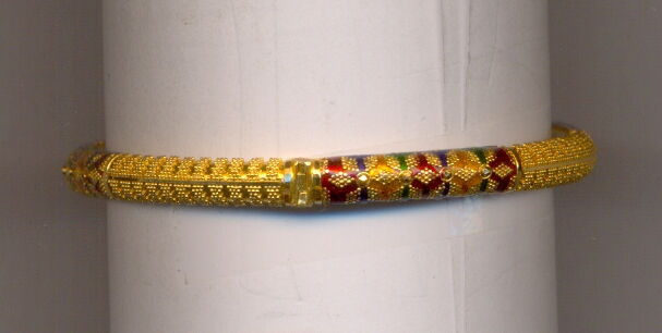 GOLD BANGLE PLAIN FANCY