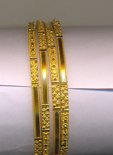 GOLD BANGLE PLAIN FANCY