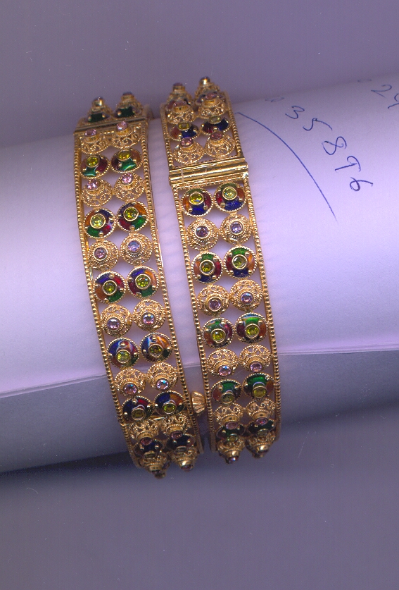 GOLD BANGLE PLAIN FANCY