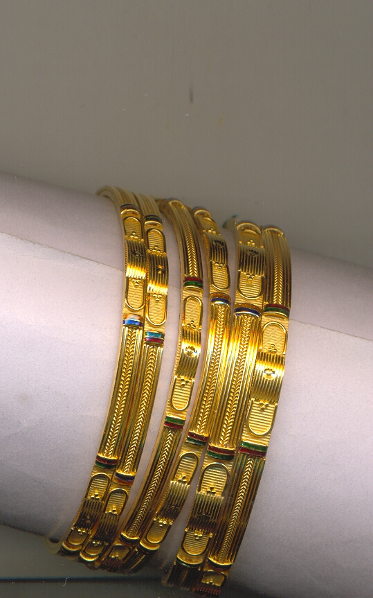 GOLD BANGLE PLAIN FANCY