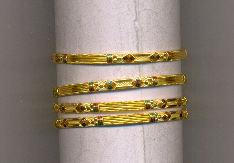 GOLD BANGLE PLAIN FANCY