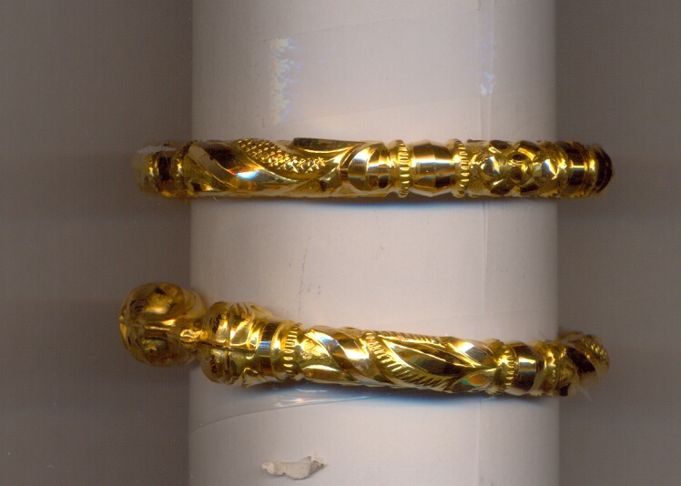 GOLD BANGLE PLAIN FANCY