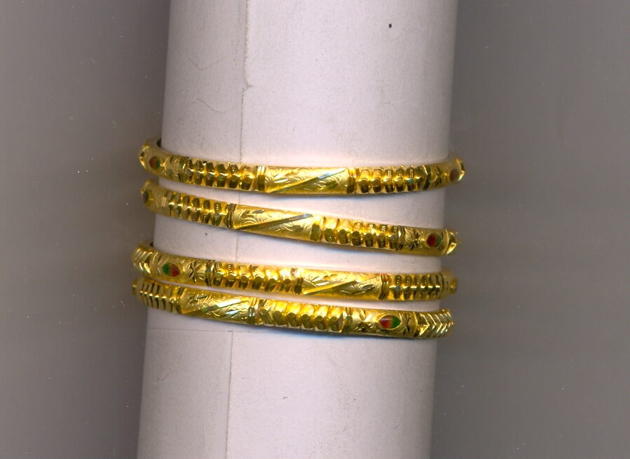 GOLD BANGLE PLAIN FANCY