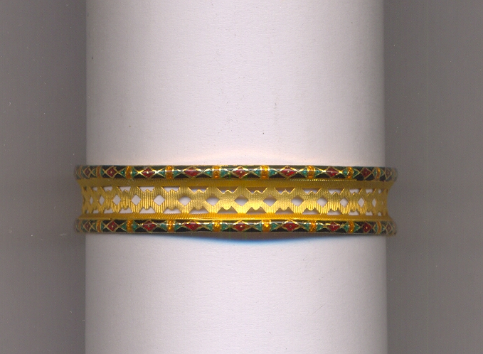 GOLD BANGLE PLAIN FANCY