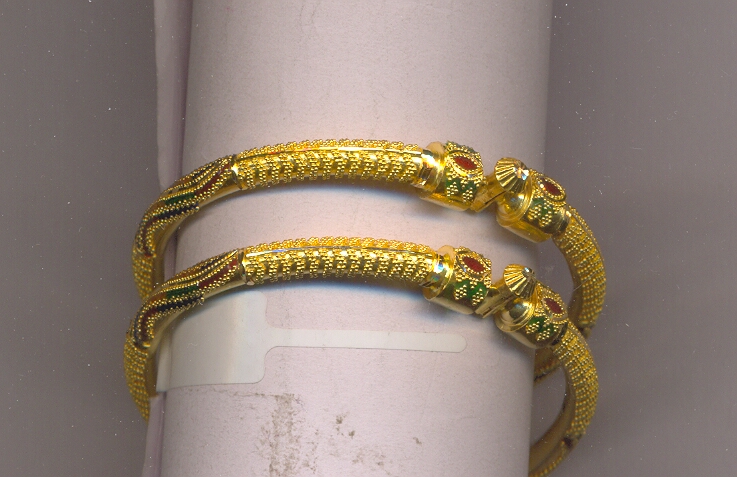 GOLD BANGLE PLAIN FANCY