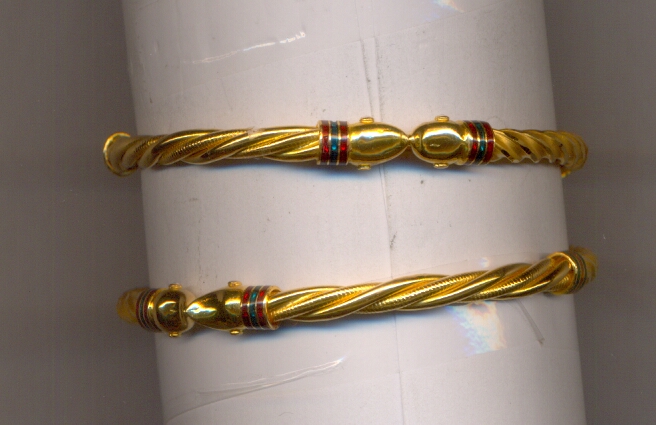 GOLD BANGLE PLAIN FANCY