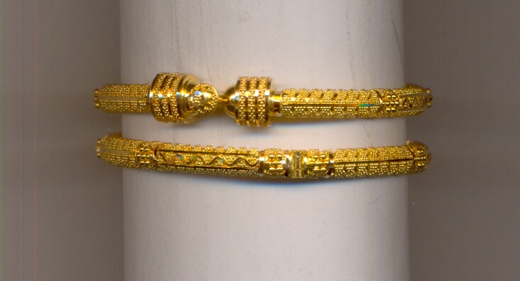 GOLD BANGLE PLAIN FANCY