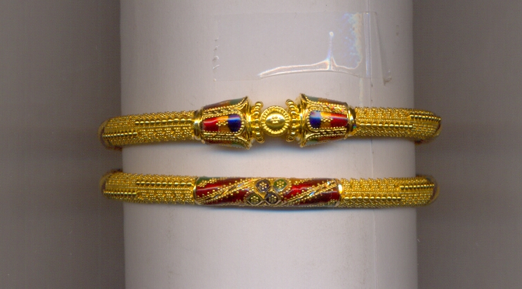 GOLD BANGLE PLAIN FANCY