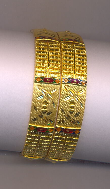 GOLD BANGLE PLAIN FANCY