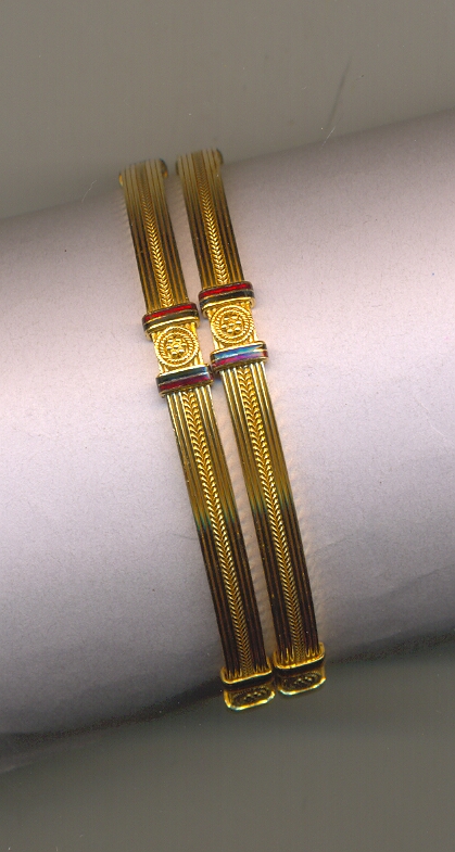 GOLD BANGLE PLAIN FANCY