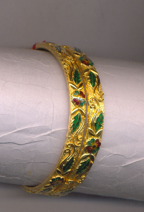 GOLD BANGLE PLAIN FANCY
